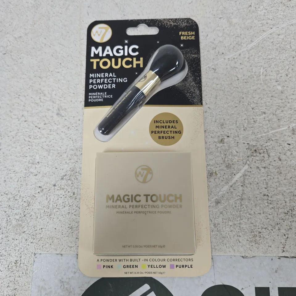 W7 MAGIC TOUCH MINERAL PERFECTING POWDER WITH BRUSH – FRESH BEIGE