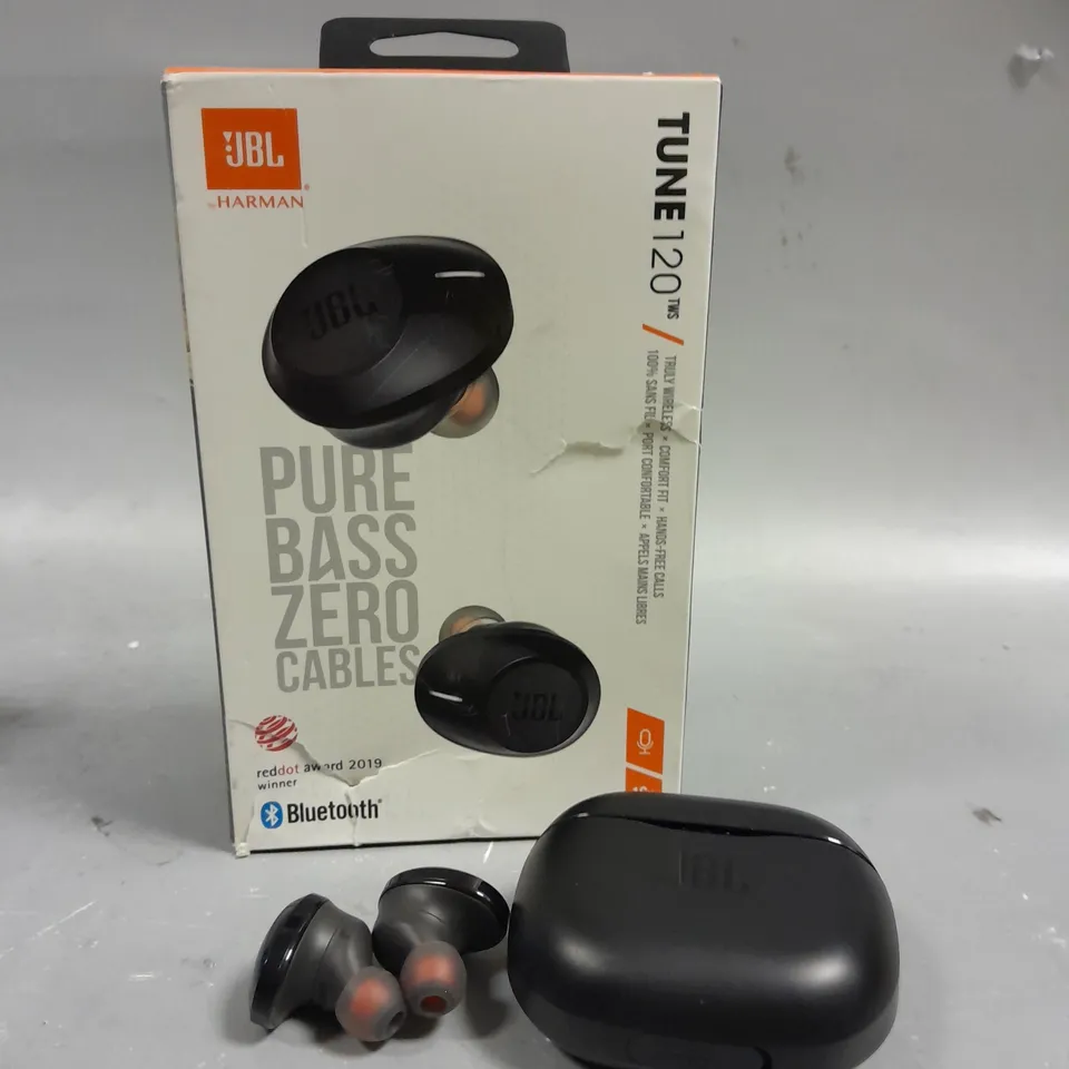 BOXED JBL TUNE 120 WIRELESS EARPHONES 