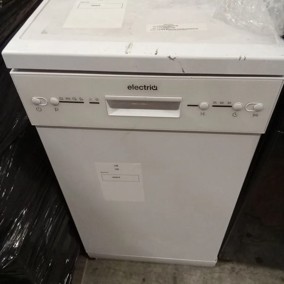 ELECTRIQ FREESTANDING SLIMLINE DISHWASHER - WHITE