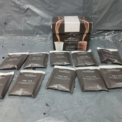 BOXED HOTEL CHOCOLAT THE EVERYTHING HOT CHOCOLATE SACHET SELECTION 50% MILK