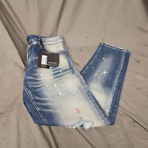 DSQUARED2 JEANS – DISTRESSED DENIM, SIZE 32 (MEN'S)