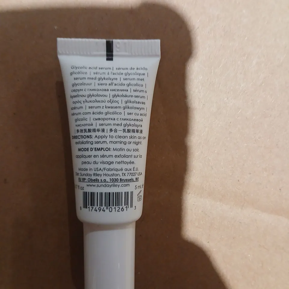 APPROXIMATELY 600 SUNDAY RILEY GOOD GENES GLYCOLIC ACID TREATMENT – 5ML TUBE