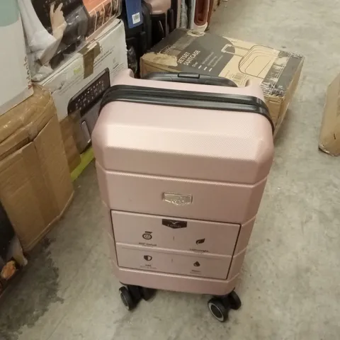 SMALL CABIN CASE PINK & BLACK