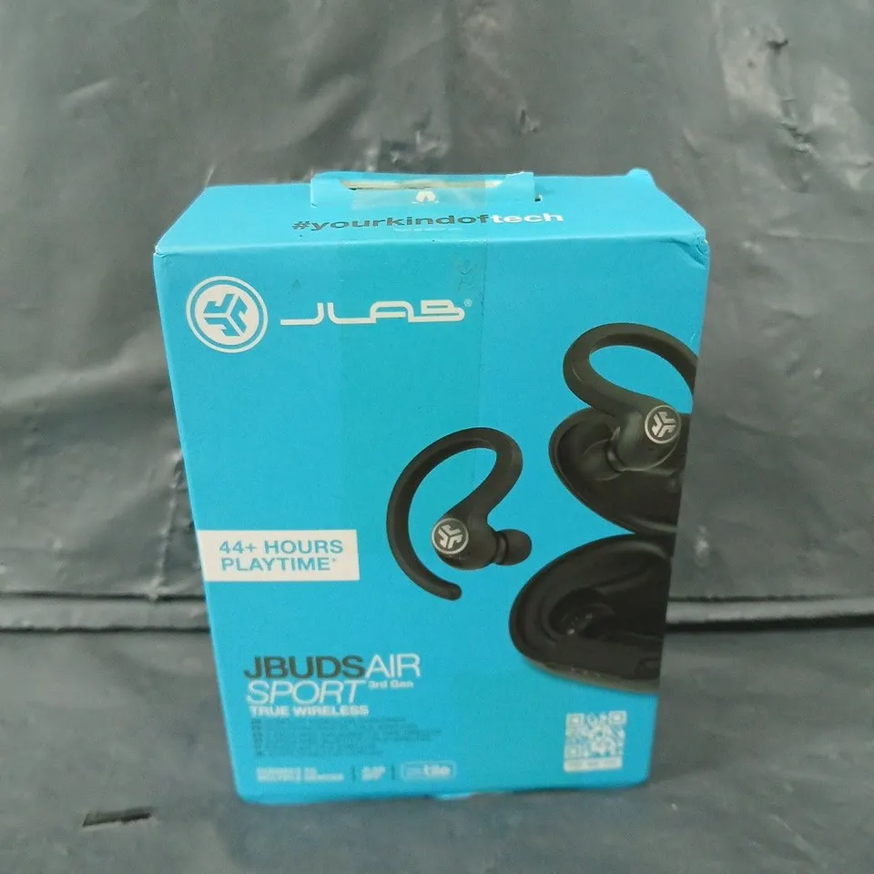 JLAB JBUDS AIR SPORT TRUE WIRELESS BLUETOOTH EARBUDS RRP £69