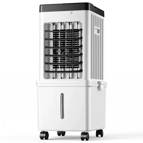 BOXED HOMEBASE 4L 3-IN-1 AIR COOLER WITH REMOTE CONTROL - WHITE (1 BOX)