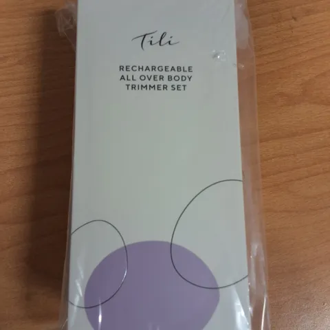 LOT OF 30 BRAND NEW TILI RECHARGABLE ALL OVER BODY TRIMMERS SETS