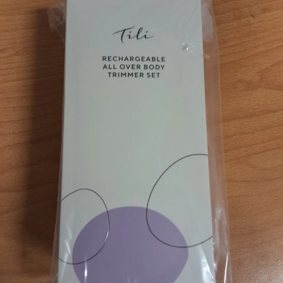 LOT OF 30 BRAND NEW TILI RECHARGABLE ALL OVER BODY TRIMMERS SETS