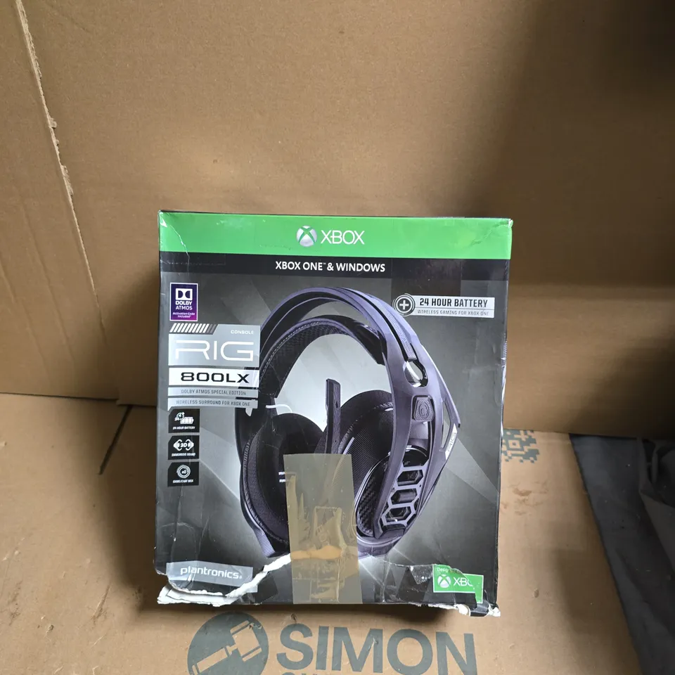 PLANTRONICS RIG 800LX WIRELESS GAMING HEADSET FOR XBOX ONE – BOXED