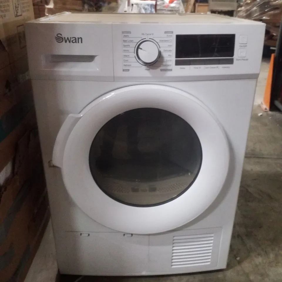 SWAN STC75110W 8KG LOAD CONDENSER TUMBLE DRYER