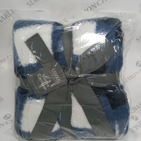 BOXED COZEE HOME DOUBLE SHERPA HOODED COATIGAN