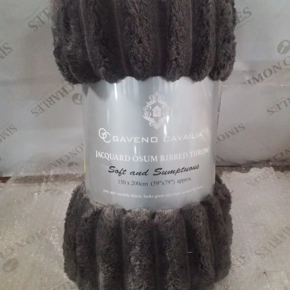 STANDARD THROW BLANKET 150×200CM - DARK GREY