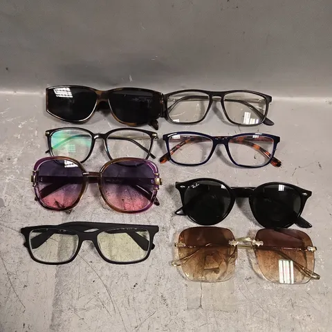 APPROXIMATELY 20 ASSORTED GLASSES/SUNGLASSES IN VARIOUS DESIGNS