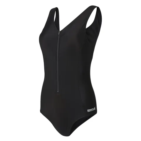 BRAND NEW REGATTA LADIES WAKEFIELD SWIMSUIT BLACK SIZE 8
