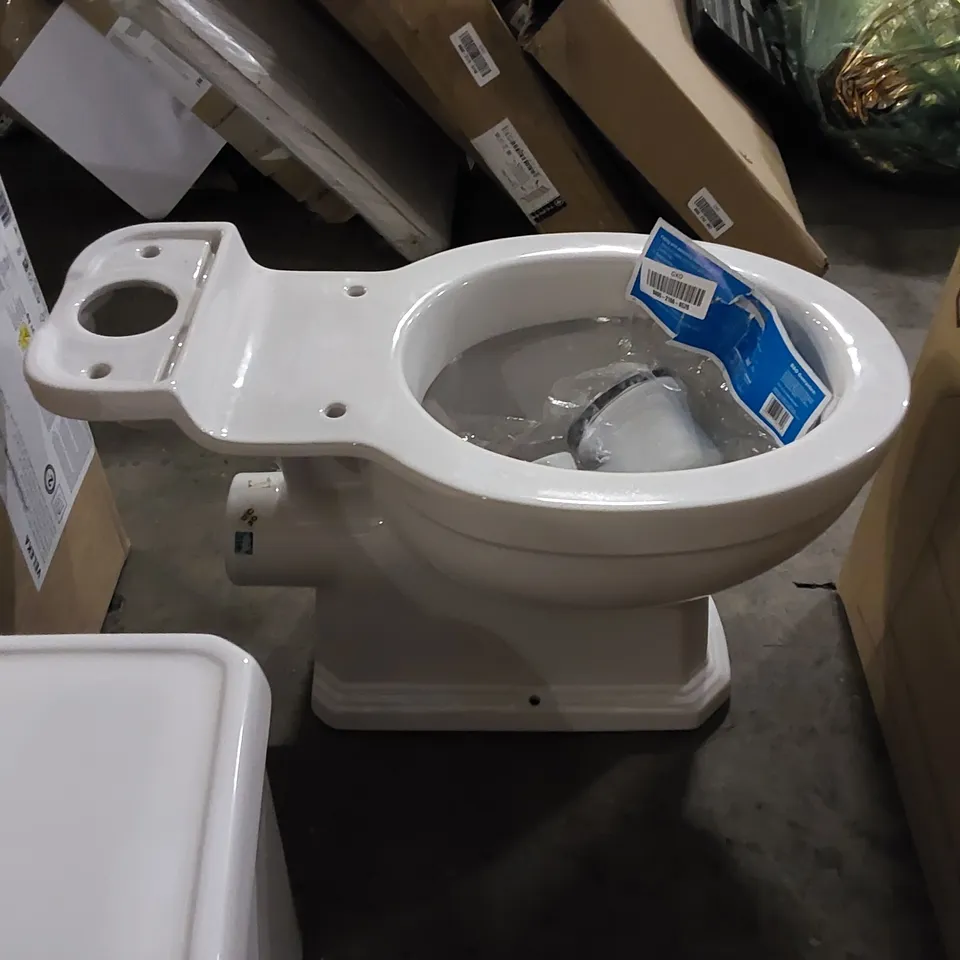 TOILET PAN AND ACCESSORIES - WHITE 