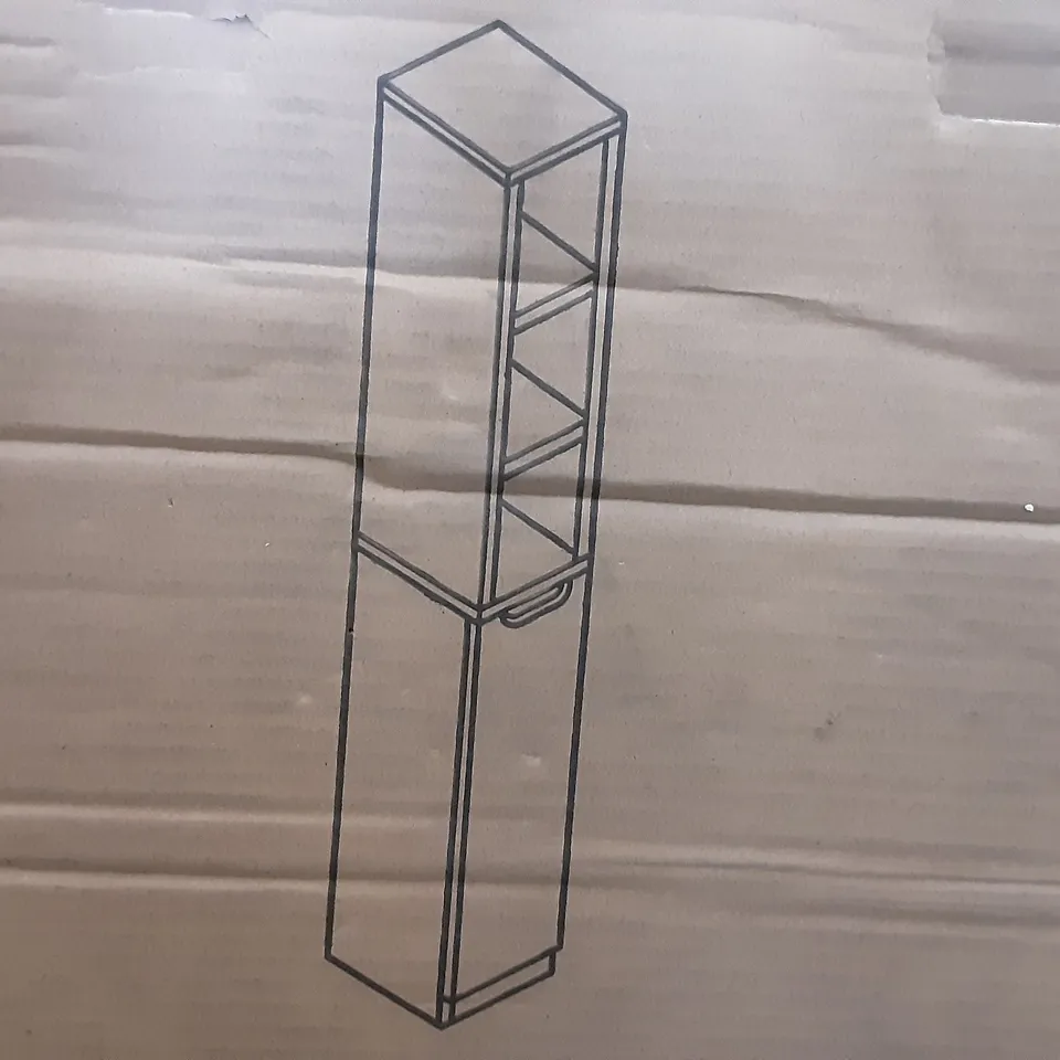 BOXED SIENA GLOSS TALLBOY IN WHITE