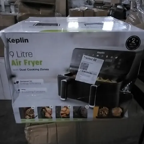 BOXED 9 LITRE AIR FRYER WITH DUAL COOKING ZONES