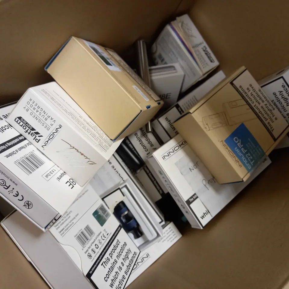BOX OF APPROX 20 ASSORTED VAPING ACCESORIES