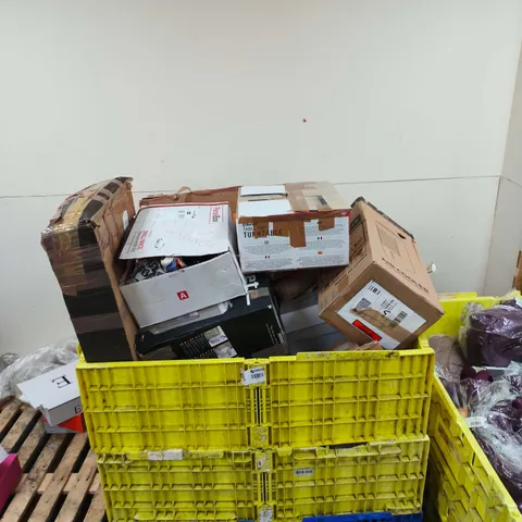 PALLET OF A LARGE QUANTITY OF ASSORTED ITEMS TO INCLUDE: HOOVER 