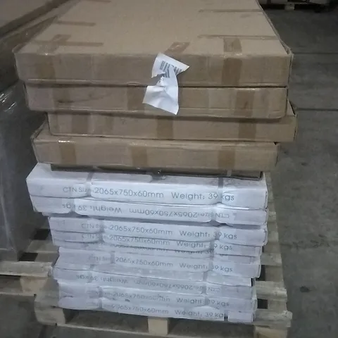 PALLET OF APPROX 15 ASSORTED SHOWER SCREENS TO INCLUDE TRINITY PREMIUM, NUIE PACIFIC AND AQUALINE