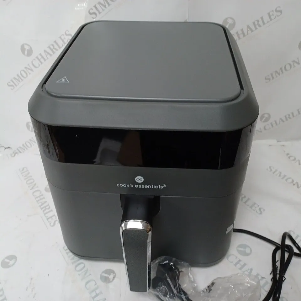 COOK'S ESSENTIALS 5.8L AIR FRYER IN SLATE GREY