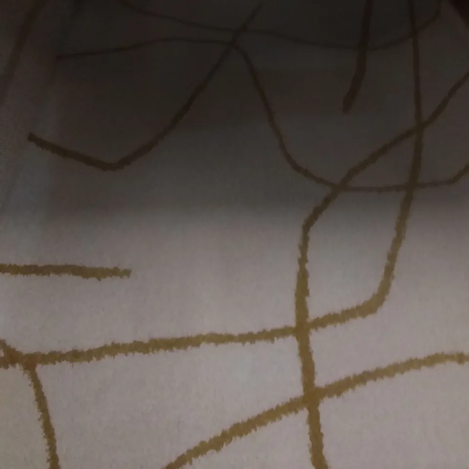 GOODROW MUSTARD/CREAM RUG 120X170CM