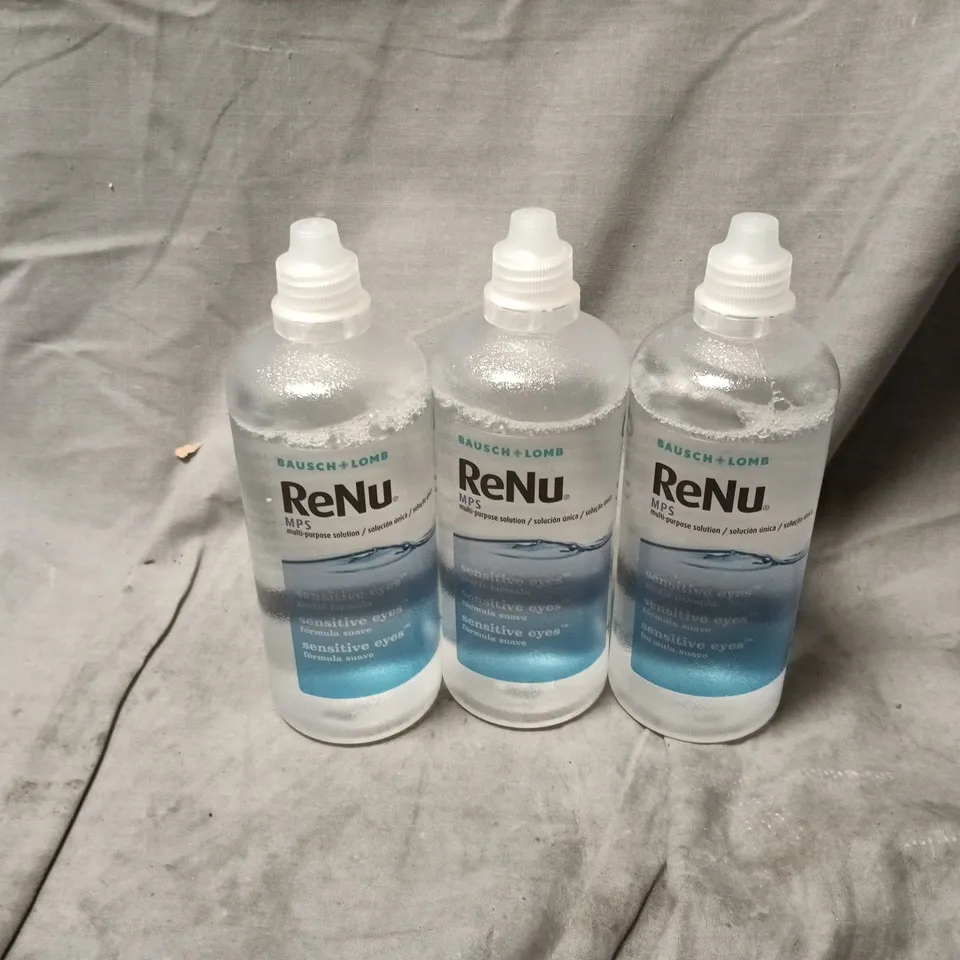 RENU MPS CONTACT LENS SOLUTION - 3 X 240ML (3-PACK)
