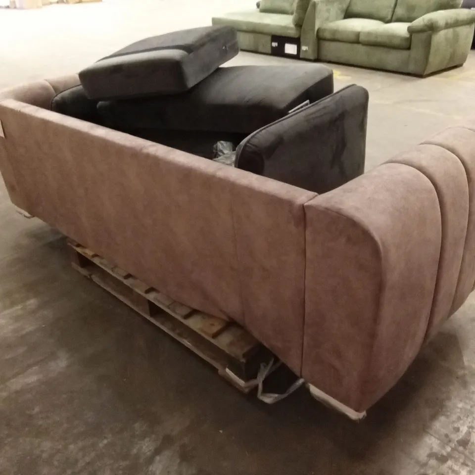 2 x ASSORTED DAMAGED OR INCOMPLETE DESIGNER SOFAS