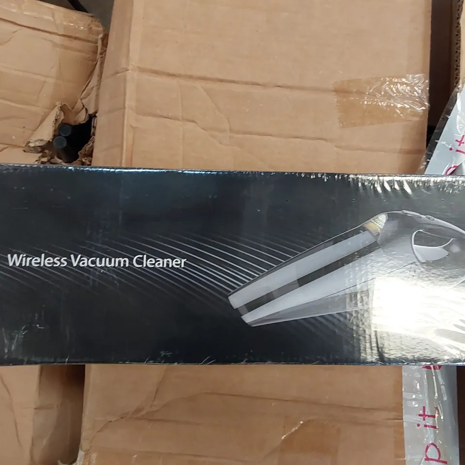 BOX OF WIRELESS VACUUM CLEANERS AND KID'S PIANO DANCE MAT (1 BOX)