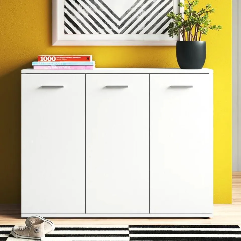 BOXED 32 PAIR SHOE CABINET (1 BOX)