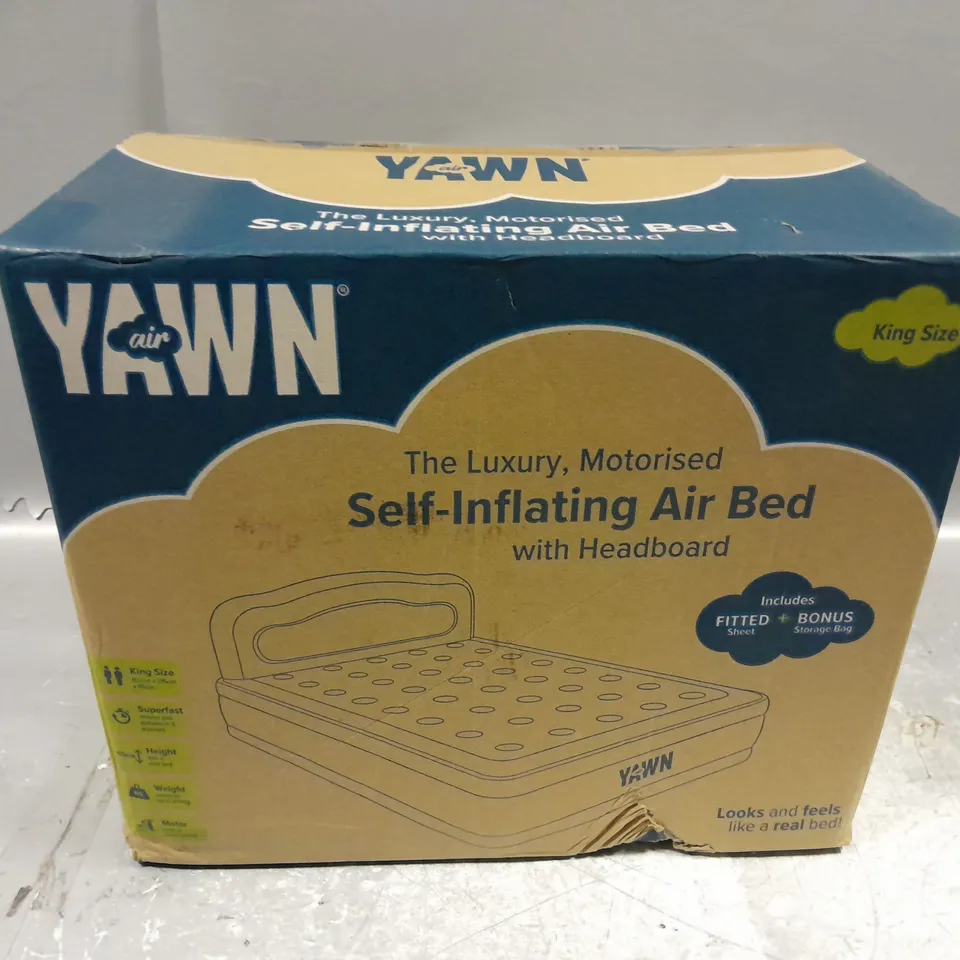 BOXED YAWN AIR SELF-INFLATING AIR BED