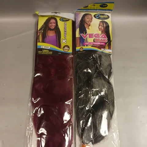 APPROXIMATELY 20 SEALED OLIVIA HAIR PIECES - SNOW WHITE & #900