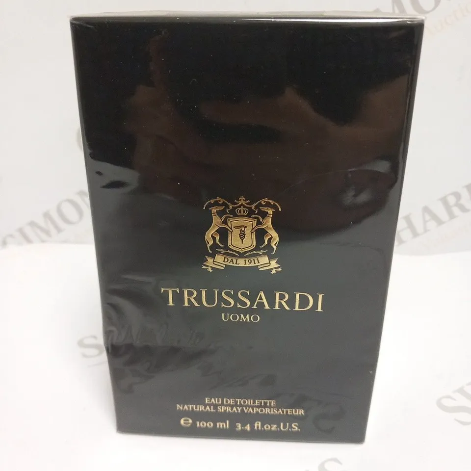 BOXED AND SEALED TRUSSARDI UOMO EAU DE TOILETTE 100ML
