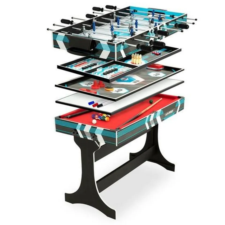 BOXED HY-PRO METRON 4FT MULTI GAMES TABLE (COLLECTION ONLY) RRP £189.99
