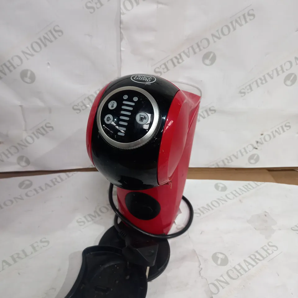 NESCAFE DOLCE GUSTO GENIO S PLUS RED BY DE’LONGHI WITH STARBUCKS® SEASONAL COFFEE POD BUNDLE RRP £99