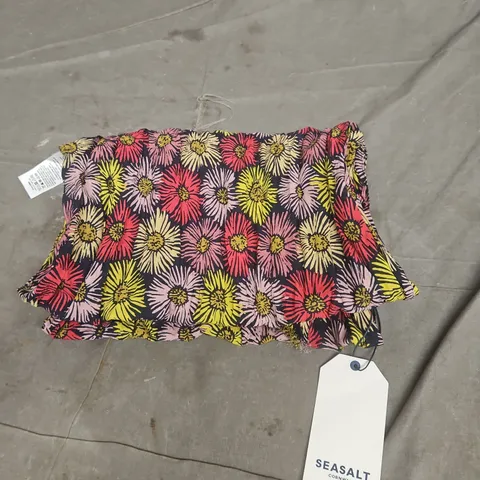 SEASALT CORNWALL FLORAL PRINT SCARF