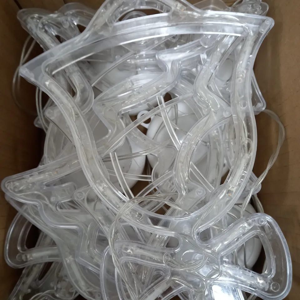 BOX OF 6 HOME REFLECTION WINDOW LIGHT DOTS - BELLS & TREES