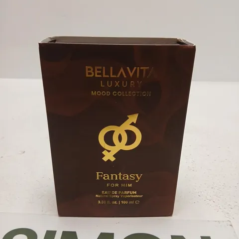 BOXED BELLAVITA LUXURY MOOD COLLECTION FANTASY FOR HIM EAU DE PARFUM 100ML
