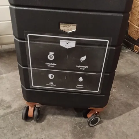 UNBOXED KEPLIN LUGG SMALL SIZE TRAVEL SUITCASE WITH WHEELS BLACK COLOUR 