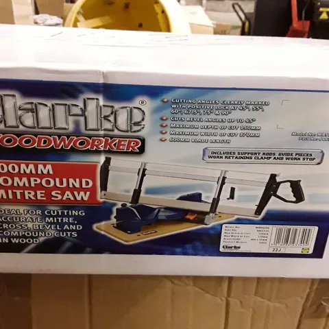 BOXED CLARKE 600MM COMPOUND MITRE SAW