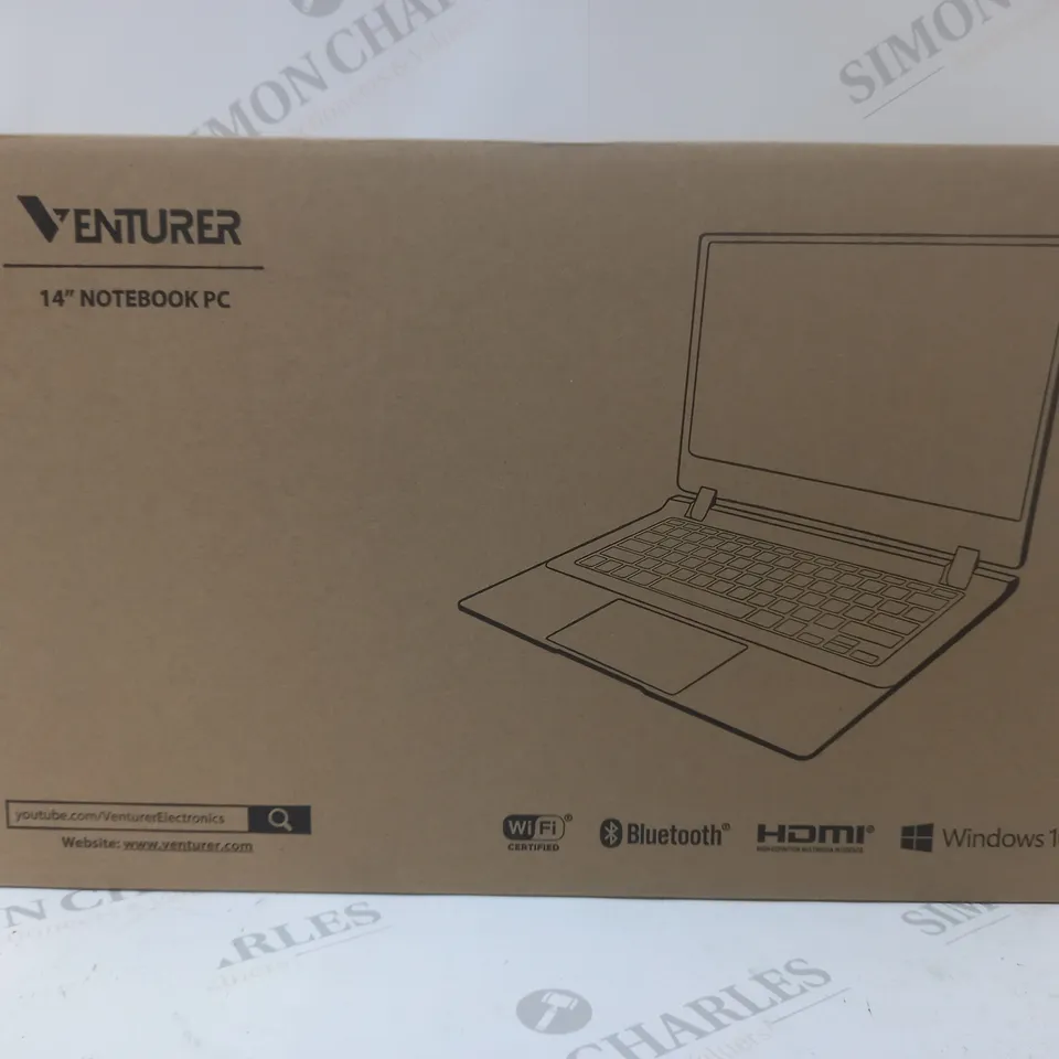 BRAND NEW BOXED VENTURER EUROPA 14 PLUS 14" NOTEBOOK PC