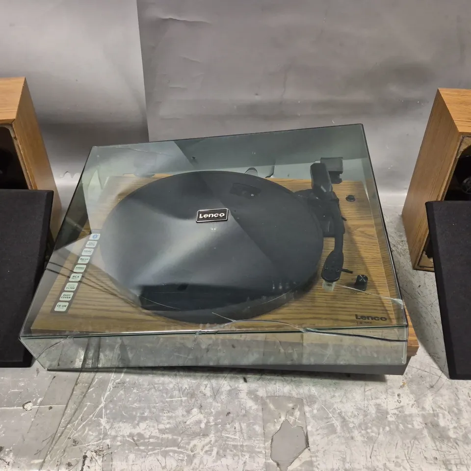 BOXED LENCO LS-300BK V2 TURNTABLE WITH BLUETOOTH 