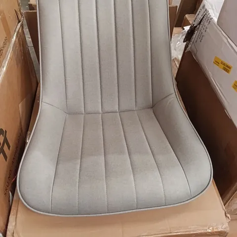 BOXED DINING CHAIRS (SET OF 4) - GREY/BLACK (1 BOX)