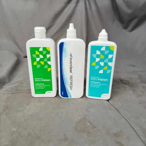 APPROXIMATELY 15 ASSORTED CONTACT LENS SOLUTION PRODUCTS - COLLECTION ONLY 