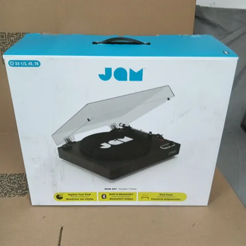 JAM TURNTABLE WITH DUST COVER – BUILT-IN BLUETOOTH, BOXED