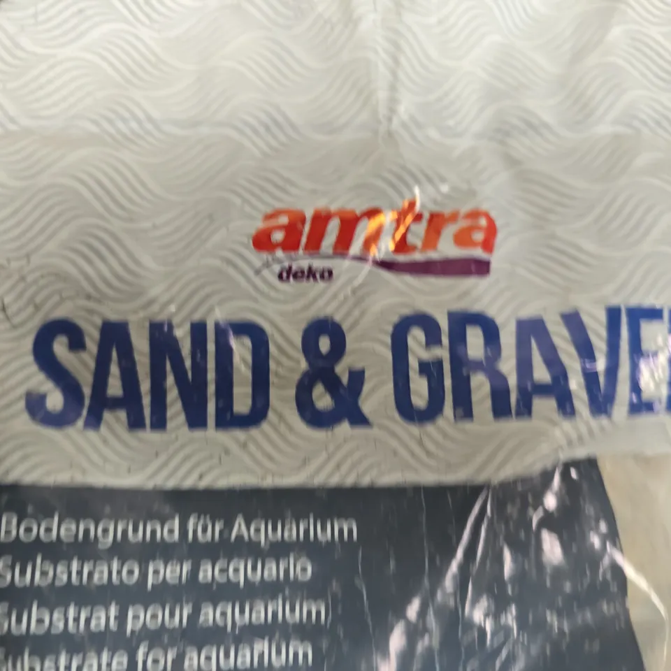 AMTRA SAND & GRAVEL AQUARIUM SUBSTRATE – 2 X 5 KG BAGS (10 KG TOTAL)