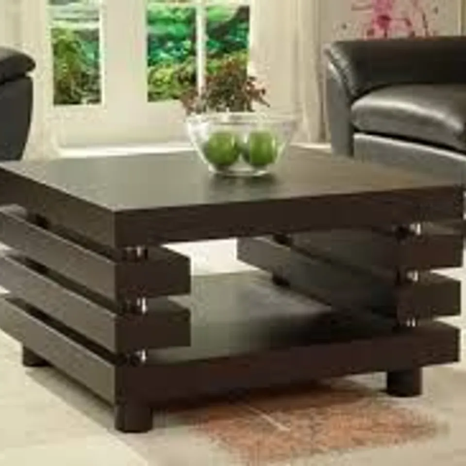 BOXED LAMP TABLE - DARK ELM EFFECT 