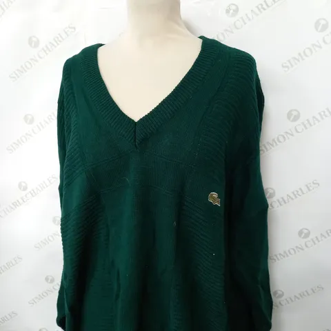 LACOSTE KNITTED SWEATSHIRT SIZE XL