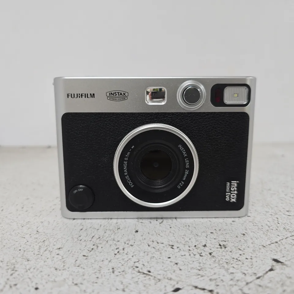 FUJIFILM INSTAX MINI EVO HYBRID INSTANT CAMERA - BLACK - CAMERA ONLY