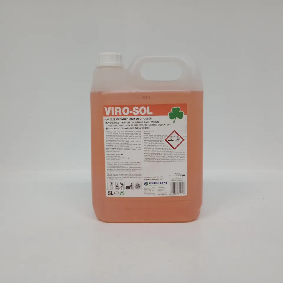 VIRO-SOL CITRUS CLEANER AND DEGREASER (5L)