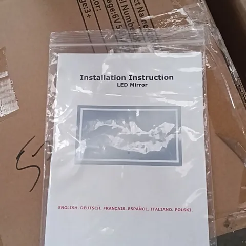 WRAPPED LED MIRROR